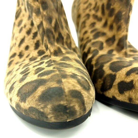 Sam and Libby 10 Leopard Animal Print Vegan Bootie - Picture 8 of 10